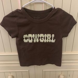 brandy melville cowgirl top!